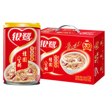 银鹭 桂圆八宝粥 280g*12罐食品类商品-全利兔-实时优惠快报