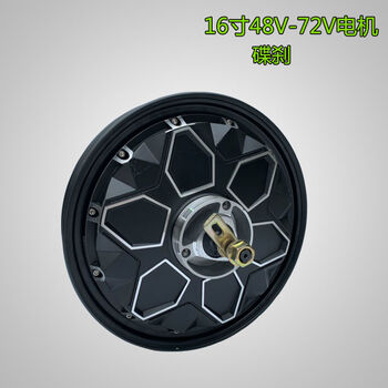 适用于电动车电机16寸48v60v72v电瓶车电动机350w500w800w改装电机