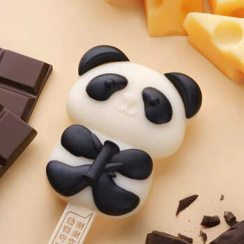 和路雪 小小和路雪动物系列3支装 熊猫巧克力牛乳+金丝猴芒果牛乳+藏狐太妃糖牛乳口味 60g*3支