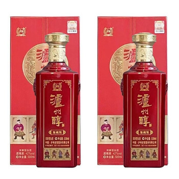 泸州老窖 泸州醇 42度 浓香型白酒 500ml*2瓶食品类商品-全利兔-实时优惠快报