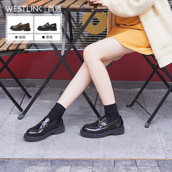 WESTLINK 西遇 女士英伦风小皮鞋 D0033112服饰鞋包类商品-全利兔-实时优惠快报