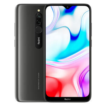 Redmi 8 5000mAh大电量 大字体大音量大内存 3D四曲面机身 AI双摄 骁龙八核处理器 AI人脸解锁 3GB+32GB 碳岩灰 游戏智能手机 小米 红米