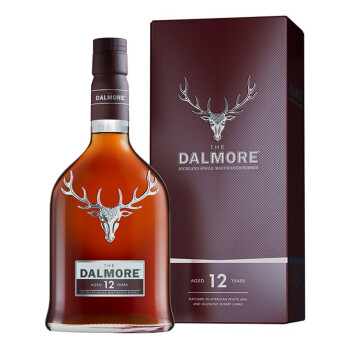 大摩（DALMORE）大摩 Dalmore达尔摩帝摩单一麦芽威士忌 高地产区 汇泉进口洋酒 大摩12年700mL