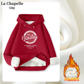 La Chapelle City 拉夏贝尔 女士加绒加厚薄绒上衣外套服饰鞋包类商品-全利兔-实时优惠快报