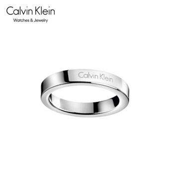 CK凯文克莱（Calvin Klein）Hook Ext护刻系列延伸款 银色戒指 05号 KJ06MR000105(05号)
