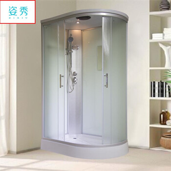 zixiu家用整体淋浴房浴室洗澡间钢化玻璃移门一体式房