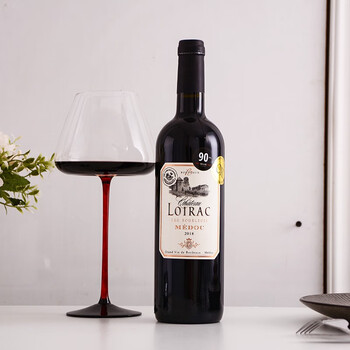 法国中级朗瑞格城堡 干型红葡萄酒 2018年 750ml 单瓶装食品类商品-全利兔-实时优惠快报