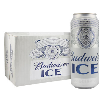 百威（Budweiser）冰啤酒500ml*18听