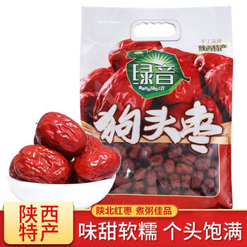 LUYIN 绿音 陕西狗头枣1000g食品类商品-全利兔-实时优惠快报