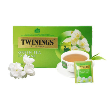 川宁TWININGS 英国 进口茶叶 茉莉花绿茶25片盒装 绿茶茶叶花草茶