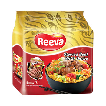阮婆婆 Reeva 越南进口 红烩牛肉味泡面375g(75g*5包)食品类商品-全利兔-实时优惠快报