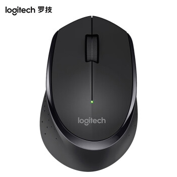 罗技（Logitech） M275(M280)无线鼠标 家用商务办公鼠标 右手鼠标人体工学 企业采购 M275 黑色