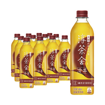 可口可乐 淳茶舍 铁观音乌龙 冷萃 零卡路里 无糖茶 480ml*12瓶 整箱装食品类商品-全利兔-实时优惠快报