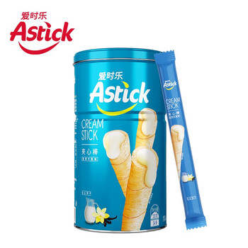 AStick 爱时乐 夹心棒注心饼干零食小吃蛋卷330g*3罐食品类商品-全利兔-实时优惠快报