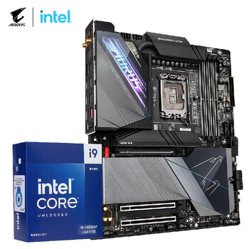 新品发售：GIGABYTE 技嘉 超级雕X Z790 AORUS MASTER X+i9-14900KF处理器 板U套装数码类商品-全利兔-实时优惠快报