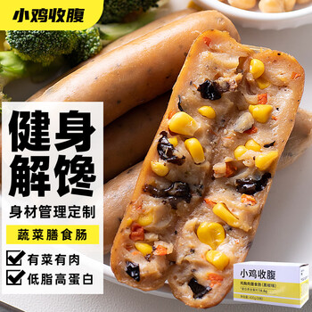 京东PLUS：SLIMMING CHICKS 小鸡收腹 鸡胸肉膳食肠 黑椒味 400g食品类商品-全利兔-实时优惠快报