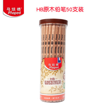 Maped 马培德 851251CH 三角杆铅笔 HB 50支装全利兔-实时优惠快报