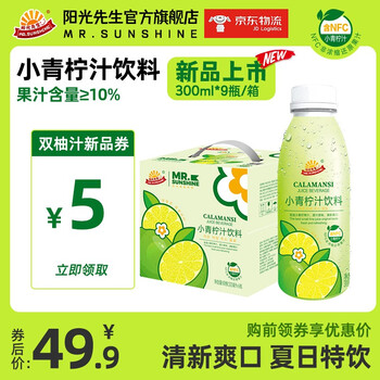 小青柠汁 青柠汁柠檬汁果味饮料300ml盒整箱装 夏日解腻饮料 小青柠汁