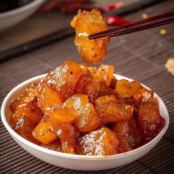 牛香哝内蒙古特产美食水晶牛筋250g网红零食 香辣味1袋 250g食品类商品-全利兔-实时优惠快报