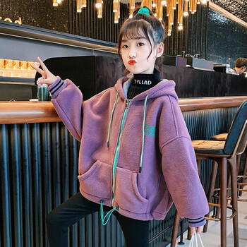 啪吡熊（PAPIBEAR）女童摇粒绒外套母婴玩具类商品-全利兔-实时优惠快报