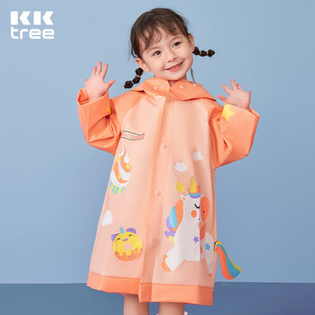 kocotree kk树 KQ21319 儿童斗篷式雨衣 以梦为马-独角兽 S母婴玩具类商品-全利兔-实时优惠快报