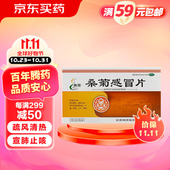 TENG YAO 腾药 桑菊感冒片 12片*4板医疗保健类商品-全利兔-实时优惠快报
