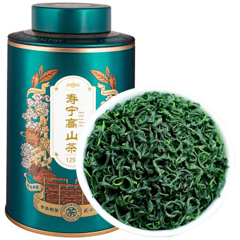 御一龙(YULONG)寿宁高山云雾绿茶茶叶2022年明前新茶春茶 125克/罐