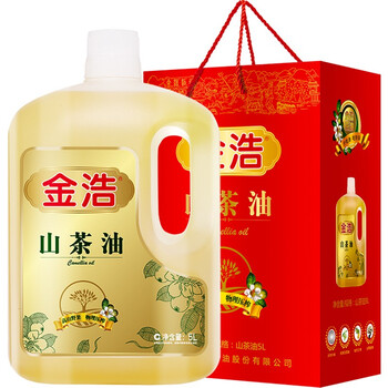 限移动端、京东百亿补贴：JINHAO 金浩 山茶油 5L全利兔-实时优惠快报