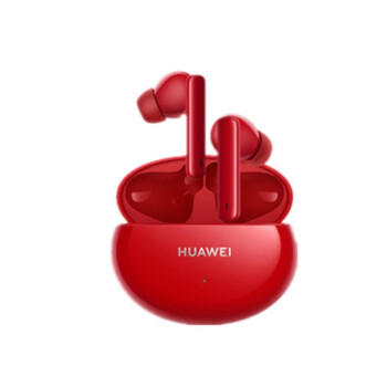 华为（HUAWEI） FreeBuds 4i主动降噪入耳式真无线蓝牙耳机/通话降噪/长续航/小巧舒适 蜜语红 FreeBuds 4i