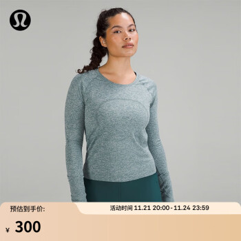 21日20点：lululemon 丨Swiftly Tech 女士运动长袖T恤 2.0 *Race LW3FQFS运动户外类商品-全利兔-实时优惠快报