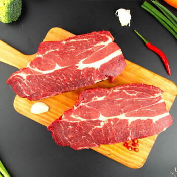 知尝原切牛前肉正宗巴西/阿根廷进口新鲜生牛肉 原切牛肉/牛前肉 2000g