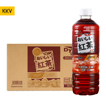 达亦多 (DyDo)大麦茶KKV红茶饮料整箱瓶装 15瓶无糖红茶（整箱）食品类商品-全利兔-实时优惠快报