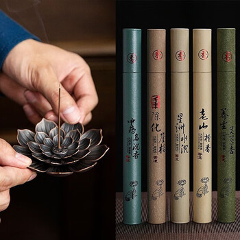 合金莲花香插摆件+3管约120支线香数码类商品-全利兔-实时优惠快报