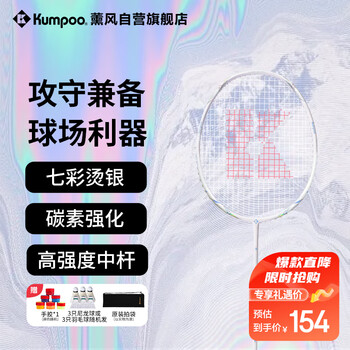 KUMPOO 薰风 KN系列 羽毛球拍 KN993全利兔-实时优惠快报
