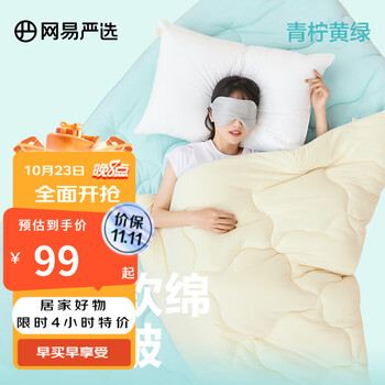 23日20点：YANXUAN 网易严选 超柔纤维春秋被 150*200cm家具家装类商品-全利兔-实时优惠快报