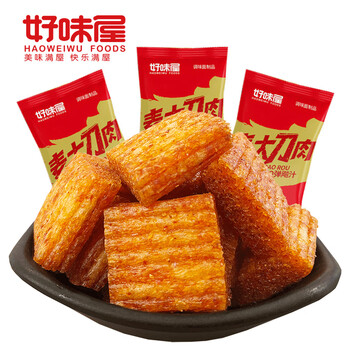 好味屋 素大刀肉 22包甜辣味全利兔-实时优惠快报