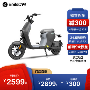 九号（Ninebot)【门店自提】B30C新国标可上牌9号智能电动车高性能续航铅酸电池门店服务 到门店选颜色 其他地区