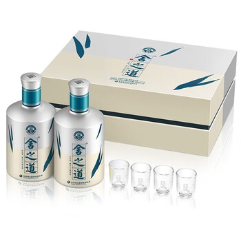 舍得 舍之道 天道 52%vol 浓香型白酒 500ml*2瓶 礼盒装食品类商品-全利兔-实时优惠快报