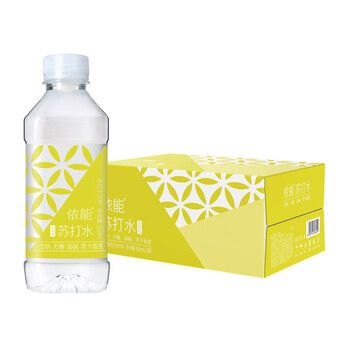 yineng 依能 茉莉味 低钠 0糖0卡苏打水饮料 弱碱 350ml*24瓶 整箱装 饮用水全利兔-实时优惠快报