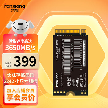 FANXIANG 梵想 S542PRO NVMe M.2 固态硬盘 1TB（PCI-E3.0）数码类商品-全利兔-实时优惠快报