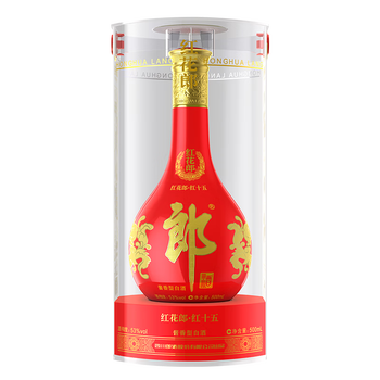 4日0点：LANGJIU 郎酒 红花郎15 53%vol 酱香型白酒 500ml 单瓶装食品类商品-全利兔-实时优惠快报