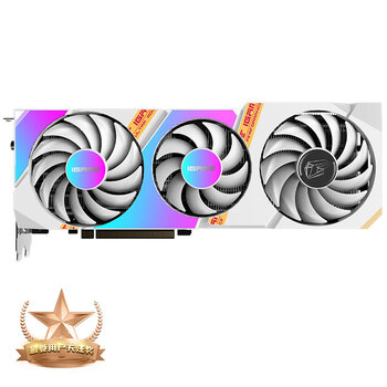 七彩虹（Colorful）iGame GeForce RTX 3070 Ultra W OC 8G LHR 1725-1770Mhz 电竞游戏光追电脑白色显卡