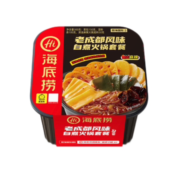 海底捞 Plus会员：海底捞自热火锅 方便速食 老成都风味自煮火锅300g食品类商品-全利兔-实时优惠快报