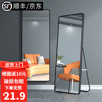 奥伦福特 全身落地镜 魅力黑【150x40]家具家装类商品-全利兔-实时优惠快报