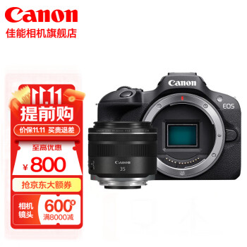 ܣCanonr100 ΢ С ߻ 4KƵ APS-C  R100+RF35 F1.8΢ྵͷ ٷ䡾ڴ濨//ȡ