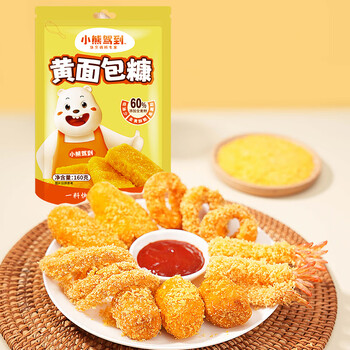 Bear Coming 小熊驾到 黄面包糠 160g全利兔-实时优惠快报