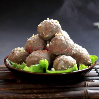 鲜伊人正宗潮汕手打牛肉丸 汕头特产 火锅丸子烧烤食材 潮汕牛肉丸 250g*6袋装