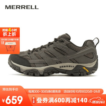 MERRELL 迈乐 户外越野徒步鞋MOAB GTX防水透气防滑抓地耐磨登山鞋 J033335运动户外类商品-全利兔-实时优惠快报