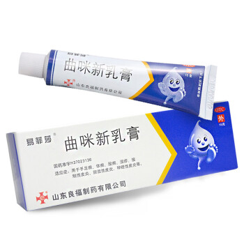 易菲莎 曲咪新乳膏 15g/支 手足癣 体癣 股癣湿疹接触性皮炎脂溢性皮炎神经性皮炎