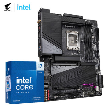 GIGABYTE 技嘉 Z790 A ELITE X WIFI 7+i7-14700KF处理器 板U套装数码类商品-全利兔-实时优惠快报